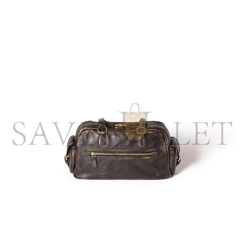 M1v M1v pocket nappa leather top-handle bag 5bb179 (32*19*14cm)